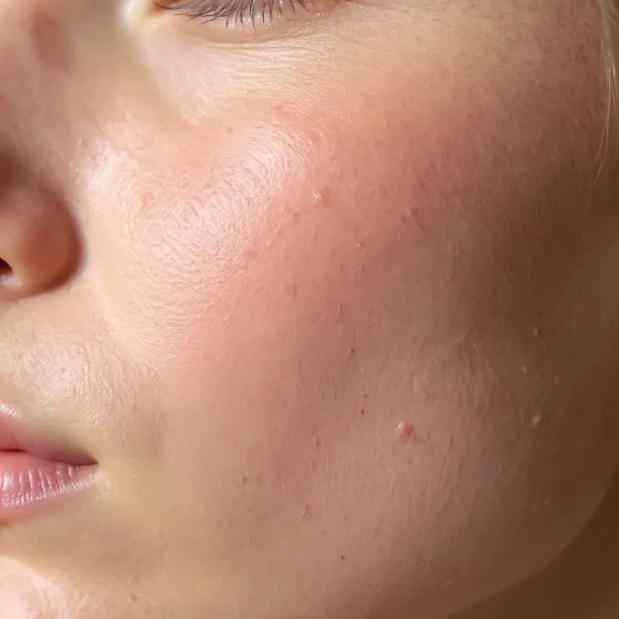 Ta sama skóra po 28 dniach stosowania serum: spokojniejsza i bardziej równa
