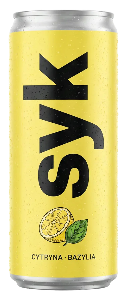 Puszka Syk cytryna z bazylią