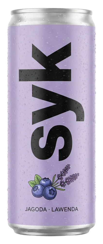 Puszka Syk jagoda z lawendą